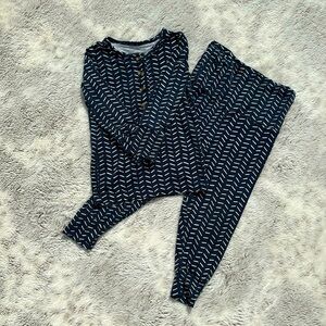 Lou Lou & Company Navy Blue William Top & Bottoms